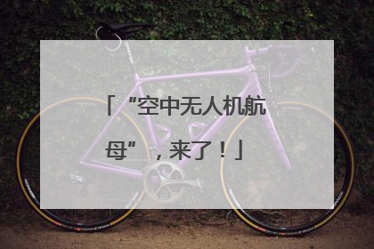 “空中无人机航母”，来了！