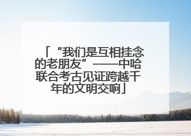 “我们是互相挂念的老朋友”——中哈联合考古见证跨越千年的文明交响