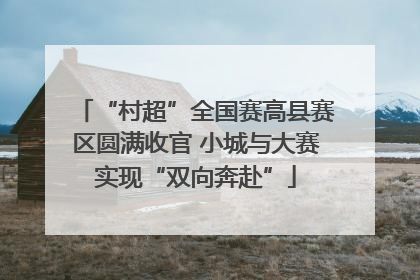 “村超”全国赛高县赛区圆满收官 小城与大赛实现“双向奔赴”
