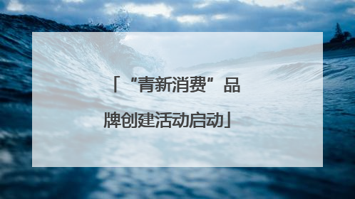 “青新消费”品牌创建活动启动