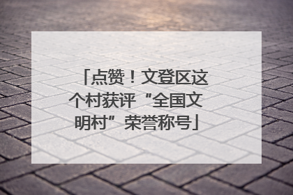 点赞！文登区这个村获评“全国文明村”荣誉称号