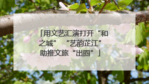 用文艺汇演打开“和之城” “艺韵芷江”助推文旅“出圈”