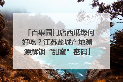 百果园门店西瓜缘何好吃？江苏盐城产地溯源解锁“甜蜜”密码