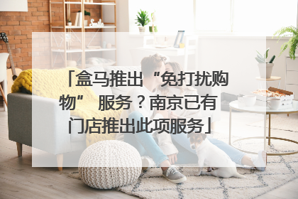 盒马推出“免打扰购物” 服务？南京已有门店推出此项服务