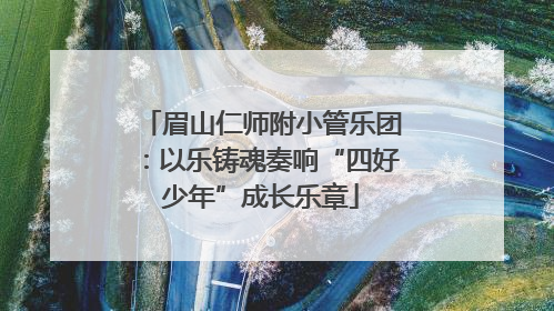 眉山仁师附小管乐团：以乐铸魂奏响“四好少年”成长乐章