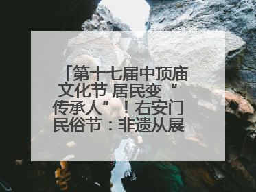 第十七届中顶庙文化节 居民变“传承人”！右安门民俗节：非遗从展柜走进烟火气