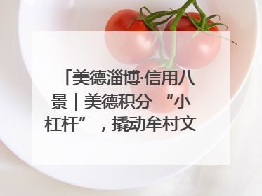 美德淄博·信用八景｜美德积分 “小杠杆”，撬动牟村文明 “大能量”