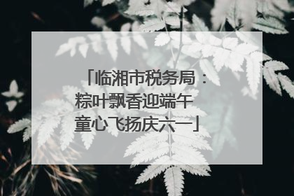 临湘市税务局：粽叶飘香迎端午 童心飞扬庆六一