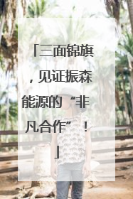 三面锦旗，见证振森能源的“非凡合作”！