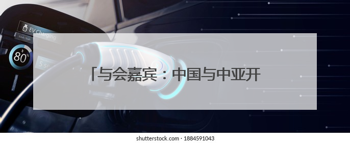 与会嘉宾：中国与中亚开展人工智能合作前景广阔