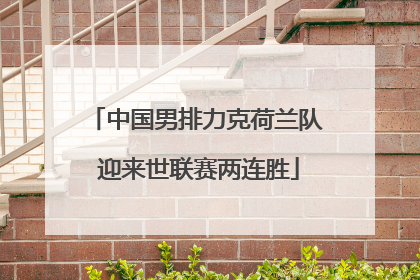 中国男排力克荷兰队 迎来世联赛两连胜