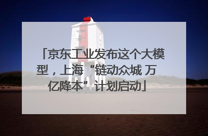 京东工业发布这个大模型，上海“链动众城 万亿降本”计划启动