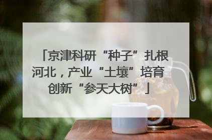京津科研“种子”扎根河北，产业“土壤”培育创新“参天大树”