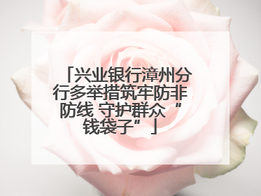兴业银行漳州分行多举措筑牢防非防线 守护群众“钱袋子”