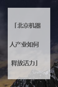 北京机器人产业如何释放活力