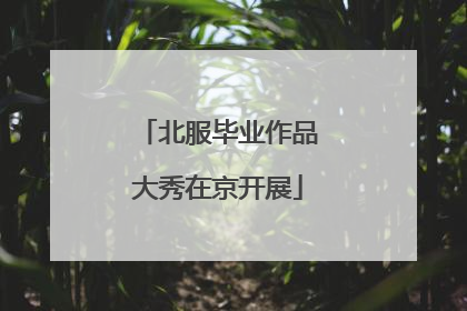北服毕业作品大秀在京开展