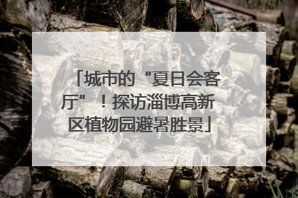 城市的“夏日会客厅”！探访淄博高新区植物园避暑胜景