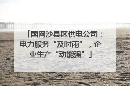 国网沙县区供电公司：电力服务“及时雨”，企业生产“动能强”