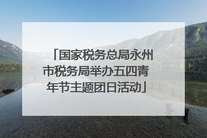 国家税务总局永州市税务局举办五四青年节主题团日活动