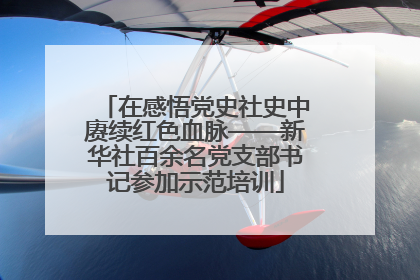 在感悟党史社史中赓续红色血脉——新华社百余名党支部书记参加示范培训