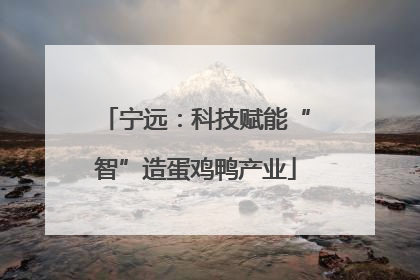 宁远：科技赋能“智”造蛋鸡鸭产业