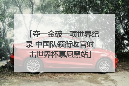 夺一金破一项世界纪录 中国队领衔收官射击世界杯慕尼黑站