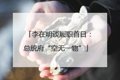 李在明谈履职首日：总统府“空无一物”