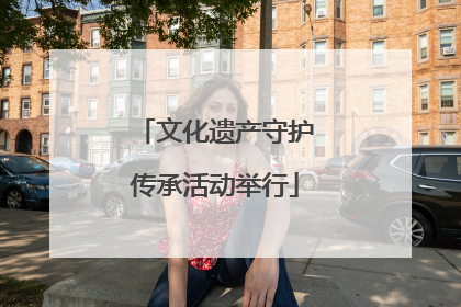 文化遗产守护传承活动举行