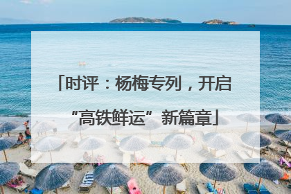 时评：杨梅专列，开启“高铁鲜运”新篇章