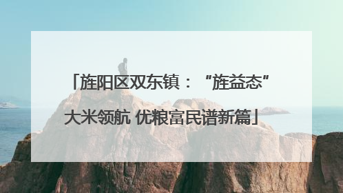 旌阳区双东镇：“旌益态”大米领航 优粮富民谱新篇
