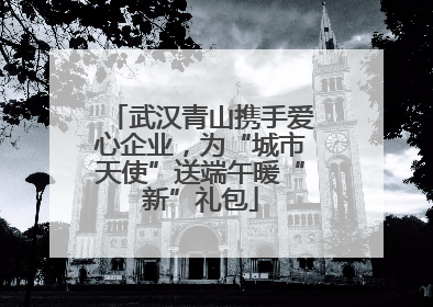 武汉青山携手爱心企业，为“城市天使”送端午暖“新”礼包