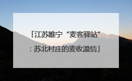 江苏睢宁“麦客驿站”：苏北村庄的麦收温情