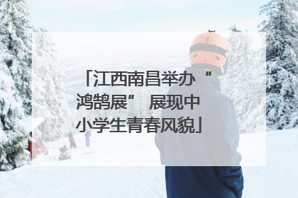 江西南昌举办“鸿鹄展” 展现中小学生青春风貌