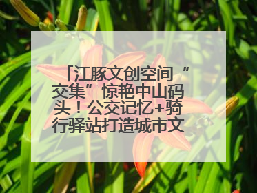 江豚文创空间“交集”惊艳中山码头！公交记忆+骑行驿站打造城市文化新体验