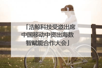 浩鲸科技受邀出席中国移动中资出海数智赋能合作大会