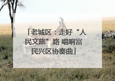 老城区：走好“人民文旅”路 唱响富民兴区协奏曲