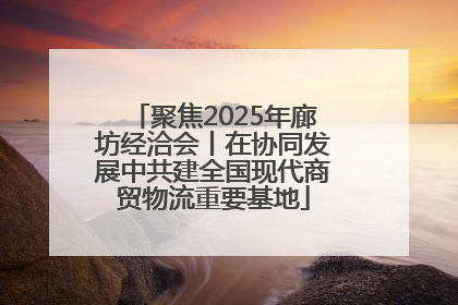 聚焦2025年廊坊经洽会丨在协同发展中共建全国现代商贸物流重要基地