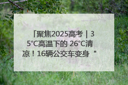 聚焦2025高考｜35℃高温下的 26℃清凉！16辆公交车变身“助考驿站”为高考护航