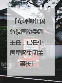 苟坪卸任国务院国资委副主任，已任中国星网集团董事长