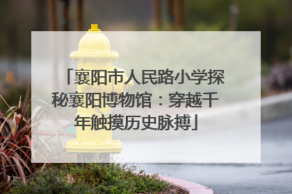 襄阳市人民路小学探秘襄阳博物馆：穿越千年触摸历史脉搏