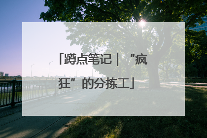 蹲点笔记｜“疯狂”的分拣工