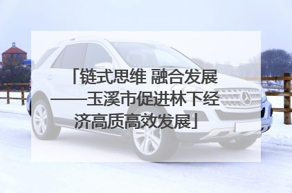 链式思维 融合发展——玉溪市促进林下经济高质高效发展