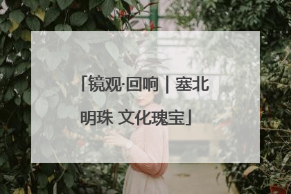 镜观·回响｜塞北明珠 文化瑰宝