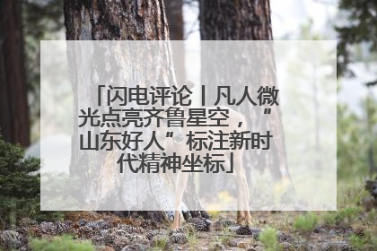 闪电评论丨凡人微光点亮齐鲁星空，“山东好人”标注新时代精神坐标