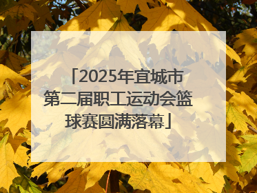 2025年宜城市第二届职工运动会篮球赛圆满落幕