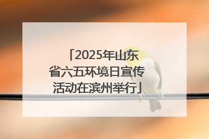 2025年山东省六五环境日宣传活动在滨州举行