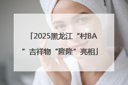 2025黑龙江“村BA”吉祥物“隆隆”亮相