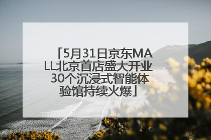 5月31日京东MALL北京首店盛大开业 30个沉浸式智能体验馆持续火爆