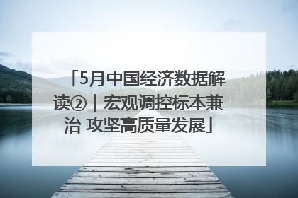 5月中国经济数据解读②｜宏观调控标本兼治 攻坚高质量发展
